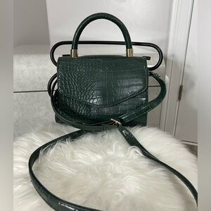 DARK GREEN MINI SHOULDER BAG